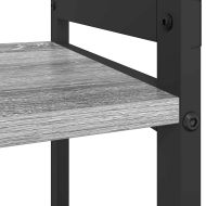 Рафт за книги Сив сонома 60 x 30 x 50 см Инженерно дърво