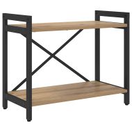 Рафт за книги Дъб 60 x 30 x 50 см Инженерно дърво