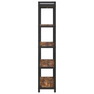 Рафт за книги Димян дъб 80 x 30 x 155 см Инженерно дърво