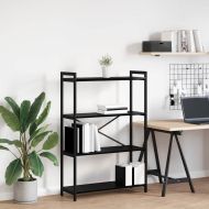 Рафт за книги Черния дъб 80 x 30 x 120 см Инженерно дърво