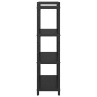 Рафт за книги Черния дъб 80 x 30 x 120 см Инженерно дърво