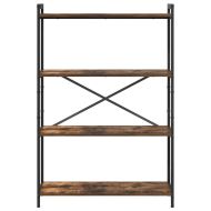 Рафт за книги Димян дъб 80 x 30 x 120 см Инженерно дърво