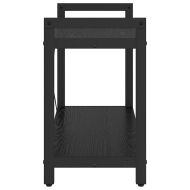 Рафт за книги Черния дъб 40 x 30 x 85 см Инженерно дърво