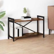 Рафт за книги Димян дъб 40 x 30 x 85 см Инженерно дърво