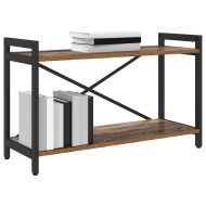 Рафт за книги Старо дърво 40 x 30 x 85 см Инженерно дърво