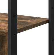 Рафт за книги Димян дъб 80 x 30 x 155,5 см Инженерно дърво