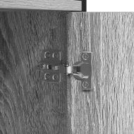 Рафт за книги Сив сонома 80 x 30 x 155,5 см Инженерно дърво