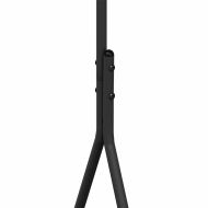 Държач за дрехи със съхранение Черно 100 x 56 x 154 см Стомана