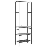 Държач за дрехи Сив сонома 60 x 30 x 171 см Инженерно дърво