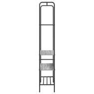 Държач за дрехи Сив сонома 77 x 30 x 171 см Инженерно дърво