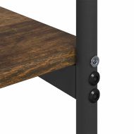 Конзолна маса Опушен дъб 101 x 35 x 80.5 см Инженерно дърво