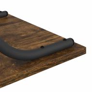 Конзолна маса Опушен дъб 101 x 35 x 80.5 см Инженерно дърво