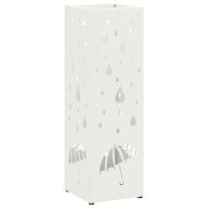 Стойка за чадър Бяло 15.5 х 15.5 х 49 см Метал