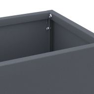 Стойка за чадър Антрацит 15.5 х 15.5 х 49 см Метал