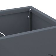 Стойка за чадър Антрацит 15.5 х 15.5 х 49 см Метал