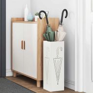 Стойка за чадър Бяло 15.5 х 15.5 х 49 см Метал