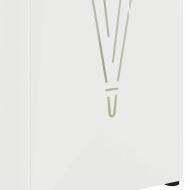 Стойка за чадър Бяло 15.5 х 15.5 х 49 см Метал