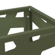 Стойка за чадър Маслинено 15.5 х 15.5 х 49 см Метал