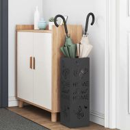 Стойка за чадър Черно 15.5 х 15.5 х 49 см Метал