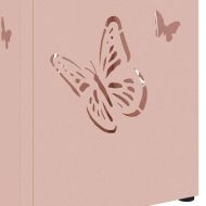 Стойка за чадър Розово 15.5 х 15.5 х 49 см Метал