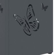 Стойка за чадър Антрацит 15.5 х 15.5 х 49 см Метал