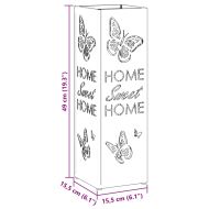 Стойка за чадър Горчица 15.5 х 15.5 х 49 см Метал