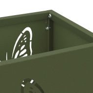 Стойка за чадър Маслинено 15.5 х 15.5 х 49 см Метал