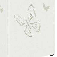 Стойка за чадър Бяло 15.5 х 15.5 х 49 см Метал