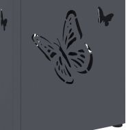 Стойка за чадър Антрацит 15.5 х 15.5 х 49 см Метал