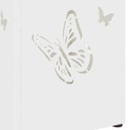 Стойка за чадър Бяло 15.5 х 15.5 х 49 см Метал