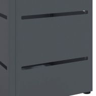 Стойка за чадър Антрацит 15.5 х 15.5 х 49 см Метал