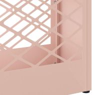 Стойка за чадър със съхранение Розово 28 x 12 x 41 см Стомана