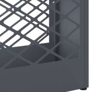 Стойка за чадър със съхранение Антрацит 28 x 12 x 41 см Стомана