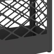 Стойка за чадър със съхранение Черно 28 x 12 x 41 см Стомана