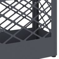 Стойка за чадър със съхранение Антрацит 28 x 12 x 41 см Стомана