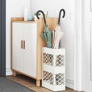 Стойка за чадър със съхранение Бяло 28 x 12 x 41 см Стомана