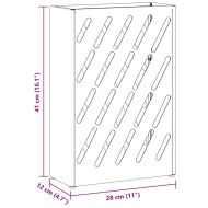 Стойка за чадър със съхранение Розово 28 x 12 x 41 см Стомана