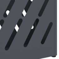 Стойка за чадър със съхранение Антрацит 28 x 12 x 41 см Стомана