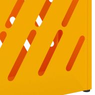 Стойка за чадър Жълто горчица 28 x 12 x 41 см Стомана