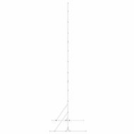 Екран за уединение Бяло Стомана