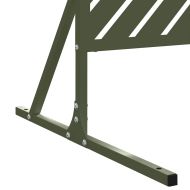 Екран за уединение Маслинено Стомана