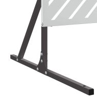 Екран за уединение Сив Стомана