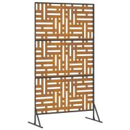 Екран за уединение Сив Стомана