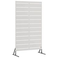 Екран за уединение Сив Стомана