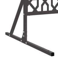 Екран за уединение Черно Стомана