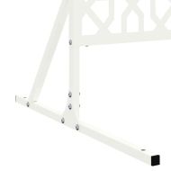 Екран за уединение Бяло Стомана