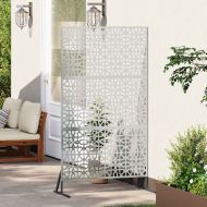 Екран за уединение Сив Стомана