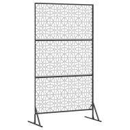 Екран за уединение Сив Стомана