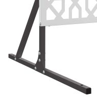 Екран за уединение Сив Стомана