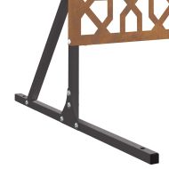 Екран за уединение Сив Стомана